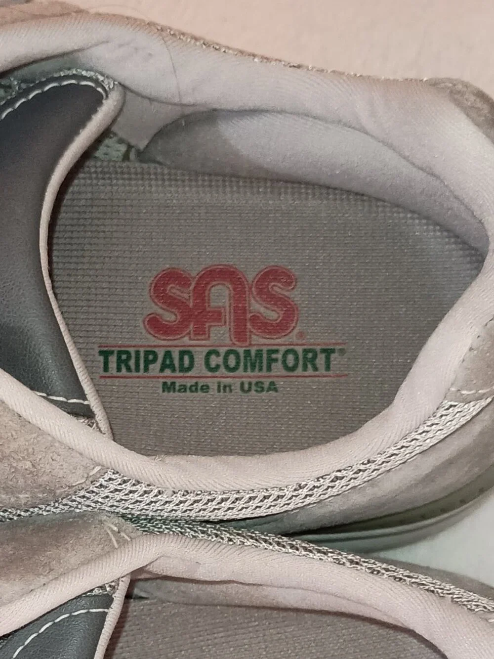 SAS Men's JV Mesh Active Sneaker Hook & Loop Gray Sz 11 M Orig $225 MINT Cond